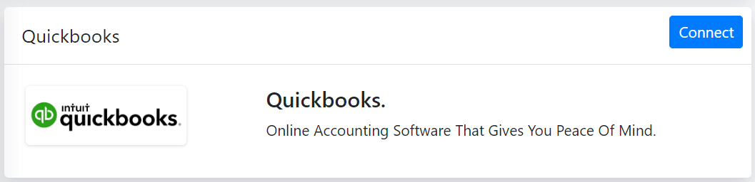 QuickBooks Connect